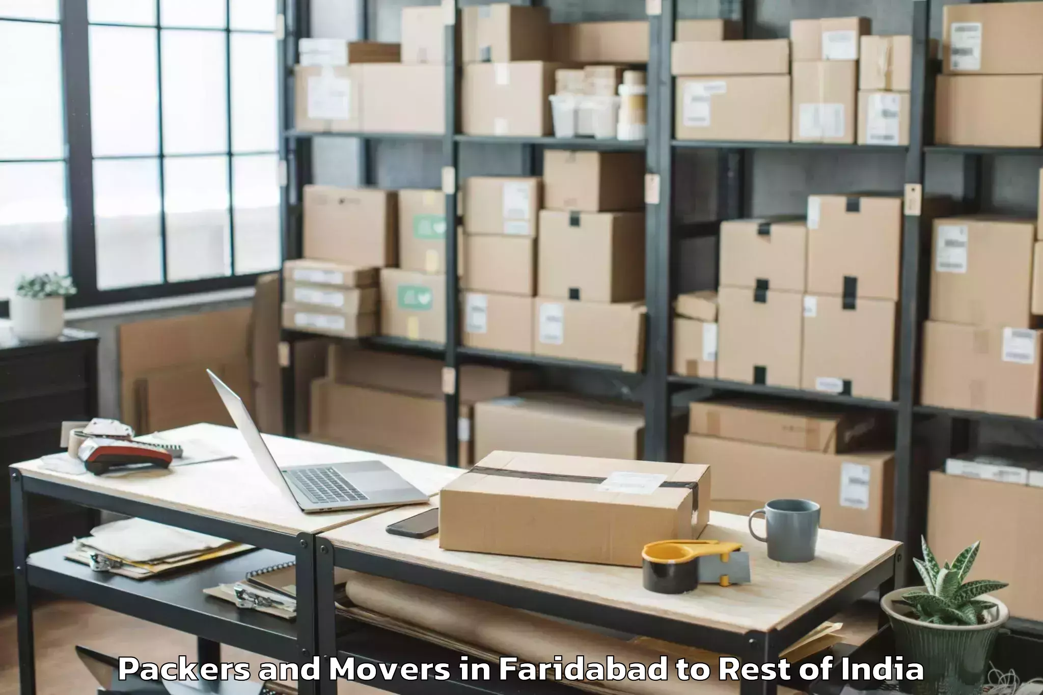 Easy Faridabad to Waddepally Packers And Movers Booking